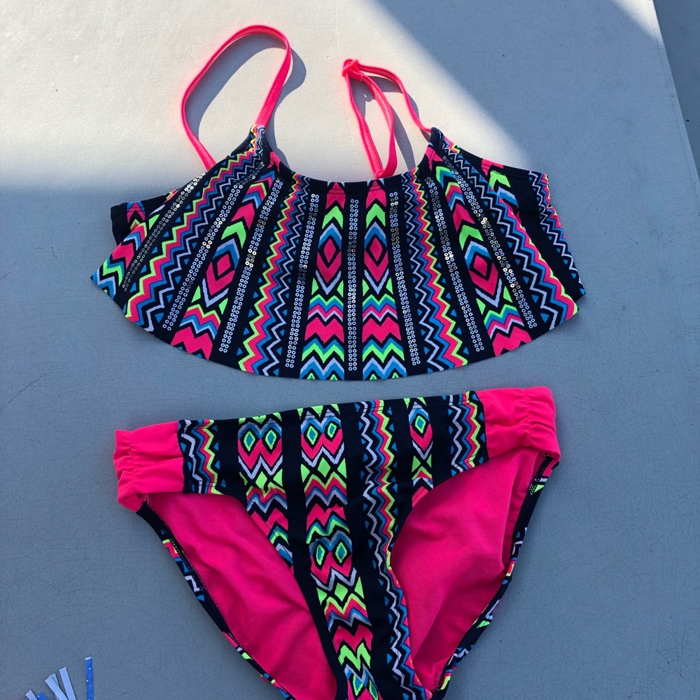 Girls Justice Swimsuit. Size 16